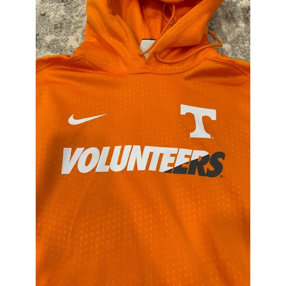 Nike Tennessee Volunteers Hoodie Mens Large Orange Therma-FIT Sweatshirt